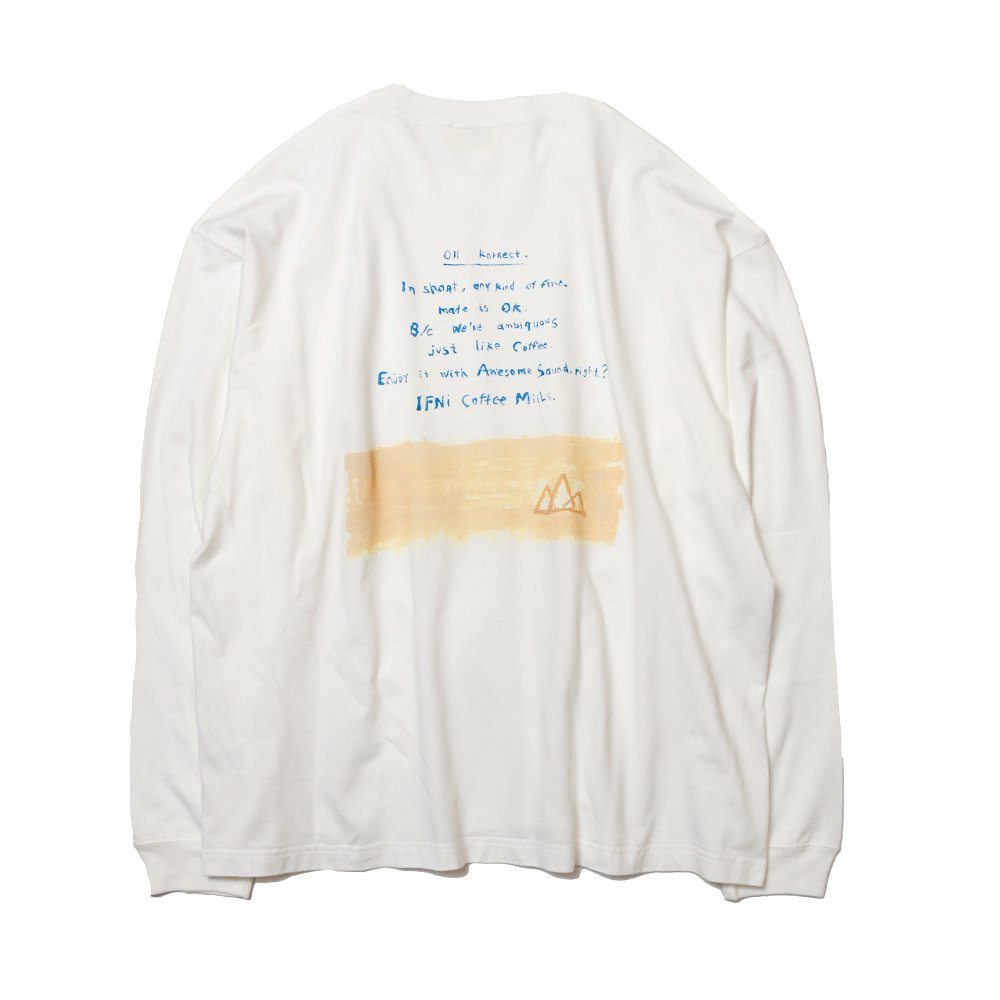 <img class='new_mark_img1' src='https://img.shop-pro.jp/img/new/icons8.gif' style='border:none;display:inline;margin:0px;padding:0px;width:auto;' />SOUNDS AWESOME / MESSAGE Long Sleeve T-shirt
